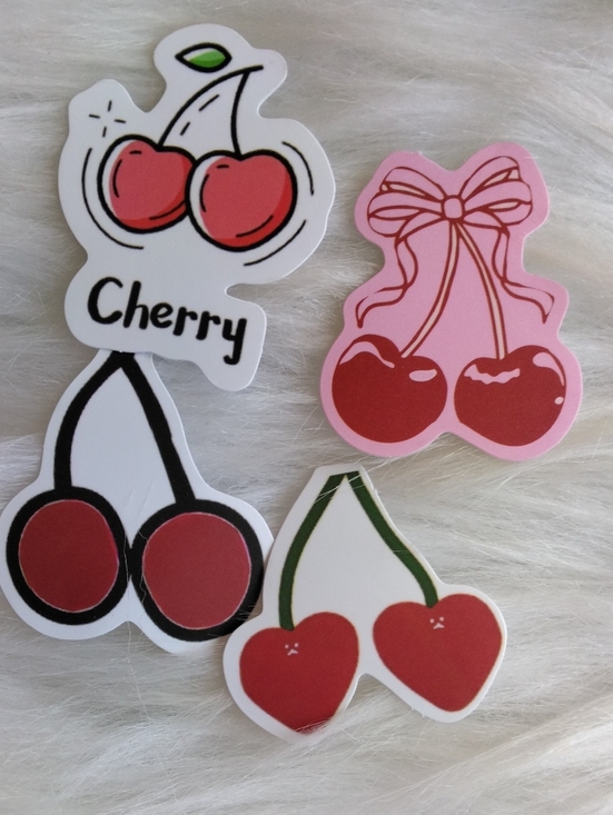 Other - Cherry Sticker Pack - Red & Pink Cherry Designs